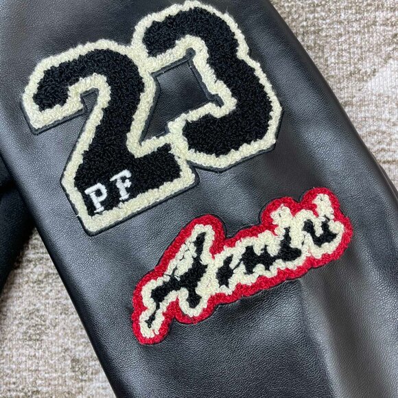 Amiri Cupid 💘 black and white baseball jacket - Picture 2 of 9